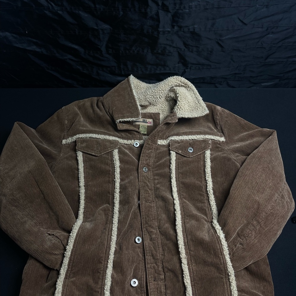 BKE Brown Corduroy Jacket with Sherpa Lining